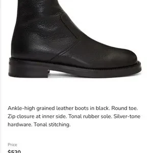Neil Barrett | Shoes | Neil Barrett Black Short Biker Boots  display picture 1